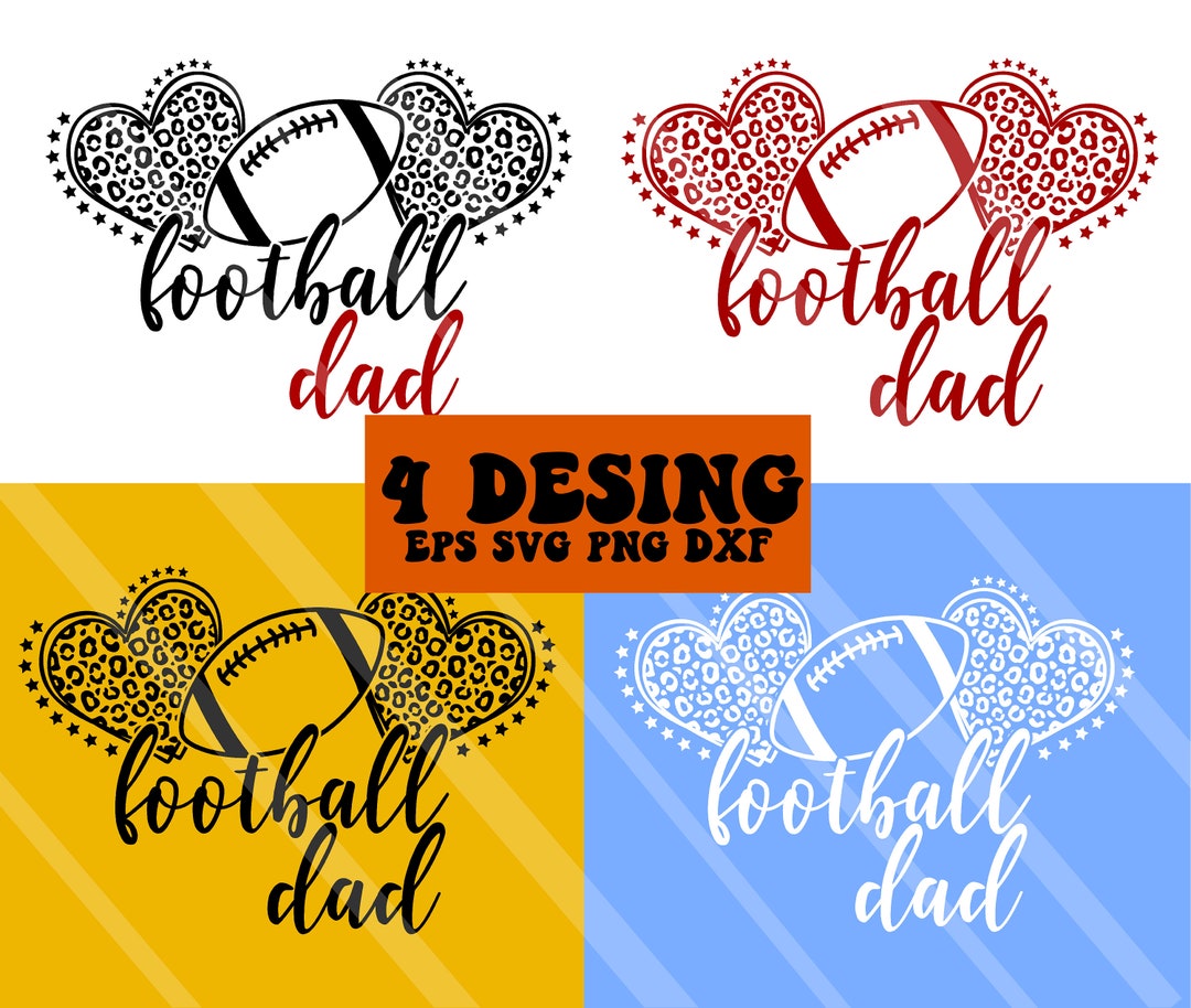Football Dad Svg Football Dad Shirt Svg Football Family Svg Etsy