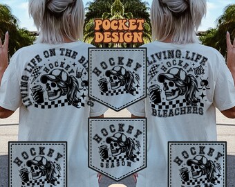 Living Life On The Bleachers Svg Png, Hockey Svg, High School Hockey Svg, Hockey Fan Svg, Hockey Mom Svg, Hockey Shirt Svg, Hockey Mama Svg