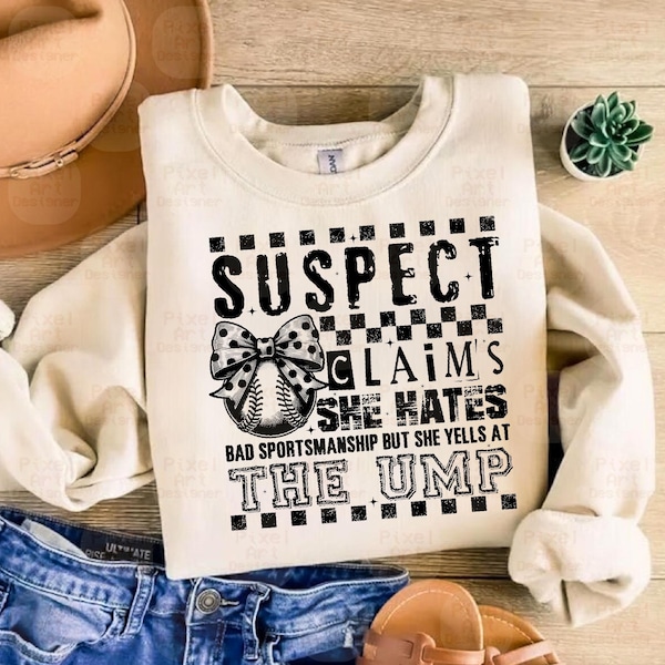 Baseball-Schiedsrichter Humor PNG-Svg, missbräuchliche trendige Schneidedatei, lustige Baseball-Svg, trendige Baseball, spielerische Sportmutter-Hemd, hochwertige digitale Datei