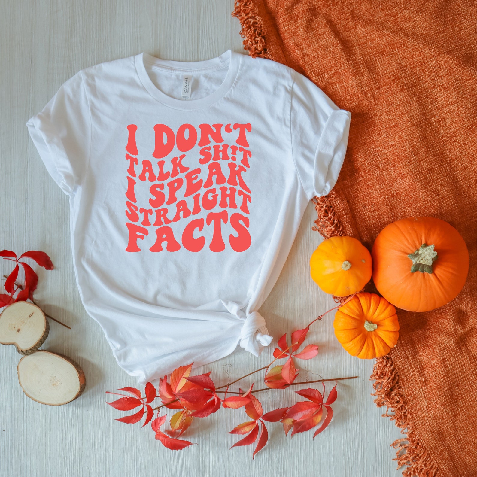 I Don't Talk Sht I Speak Straight Facts SVG Motivational Etsy