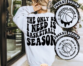 The Only BS I Need Is Basketball Season Svg, Basketball Svg, Basketball Mama Svg, Basketball Dad Svg, Cheer Mom Svg, Wavy Stacked Svg