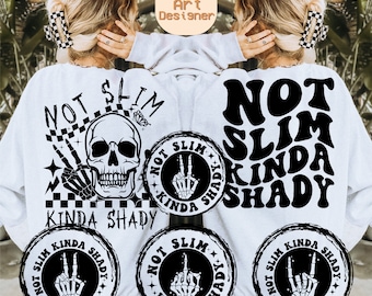 No es delgado, es un poco sombrío, Svg PNG, Svg motivacional, Svg de humor negro, Svg de sarcasmo, Svg sarcástico, Svg divertido, Svg de camiseta de mujer, Svg ondulado apilado