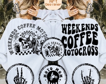Weekend Coffee Motocross Svg, Moto Mom Svg Png, Moto Season, Moto Wife Svg, Moto Shirt Svg, Racing Svg, Motocross Svg, Motocross Fan SVG