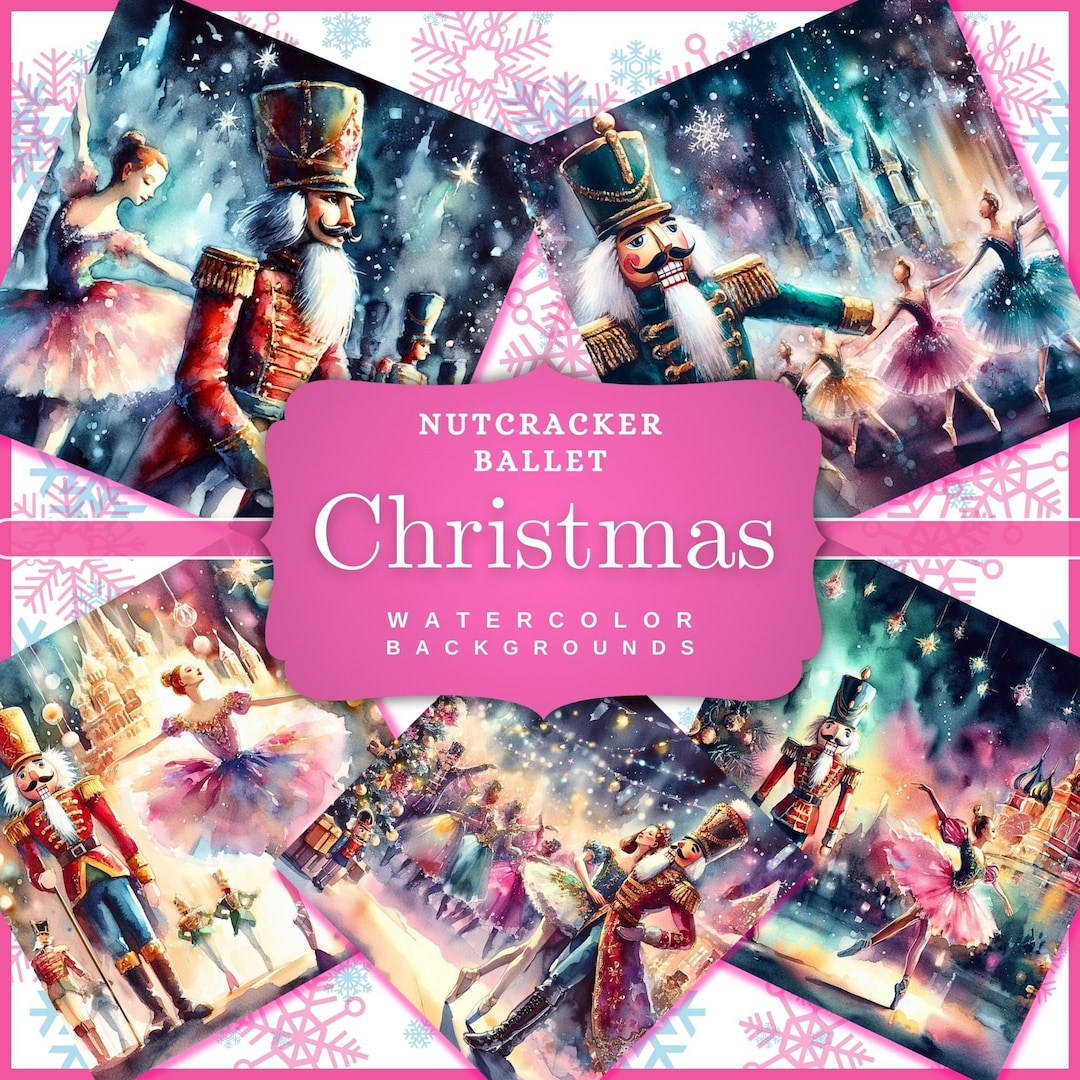 Nutcracker Digital Paper Nutcracker Digital Papers Nutcracker
