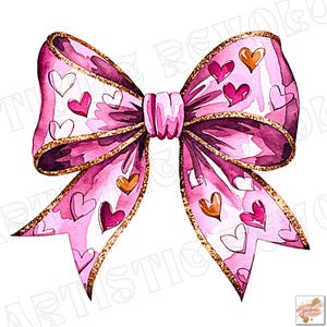 Rosa, Coquette Schleife Herz Png, Valentinstag Design Png, Valentinstag Schleife Design, Valentinstag Geschenk Herz Liebe Png Valentinstag Png Design Digitaler Download