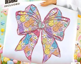 Brushstroke Easter Bow Png, Hand-painted Easter Bow Png, Coquette Easter Bow Png, Preppy Easter Png, Easter Sublimation Design, Spring Bow