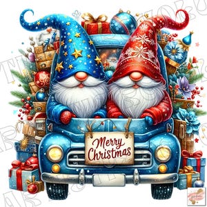 Christmas Gnome Png, Christmas Gnomes Clipart, Festive Gnome, Christmas Clipart, Watercolor Christmas, Cute Christmas, Merry Christmas Png