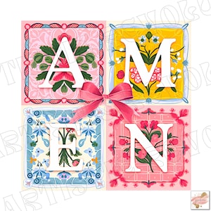 Lazo de coqueta amén png, amén universitario png, amén floral png, Jesús pascua png, pascua cristiana png, primavera floral png, versículos bíblicos de pascua png