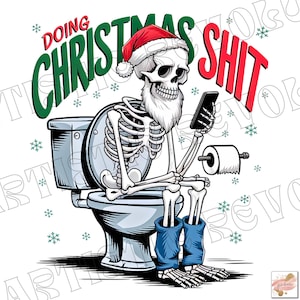Natale papà PNG, Natale PNG, Scheletro Natale PNG, Fare la merda da papà PNG, Maglietta di Natale PNG, Sublimazione delle feste, Stampa di Natale