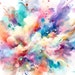 Color Splash Backgrounds Rainbow Color Background, Watercolor Color ...