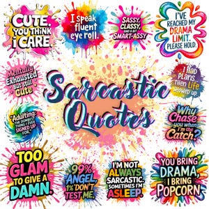 Grappige sarcastische sublimatie png-bundel, brutaal sarcastisch citaat sublimatieontwerpen, shirtsublimatie png, sarcastische humor voor volwassenen png-ontwerpen