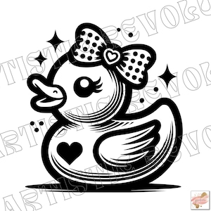 Niedliche Gummiente svg & Png, Ente Clipart, Badeente Vektor Bild, lustige Enten Silhouette, Vogel svg, Sublimationsdesign, Vogel Schnittdatei