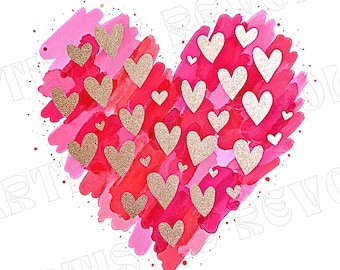Coração com pincelada para o Dia dos Namorados png, Dia dos Namorados png, Dia dos Namorados Png Coração Rosa PNG designs de Dia dos Namorados Trendy Coquette Coração PNG