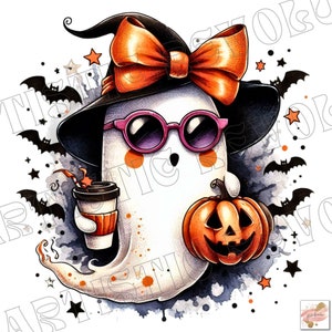 Lindo fantasma png, Halloween png, café png, bougie png, bougie fantasma, aquí para los abucheos, pegatina png, taza png, Tendencia png, vaina, dtf, png