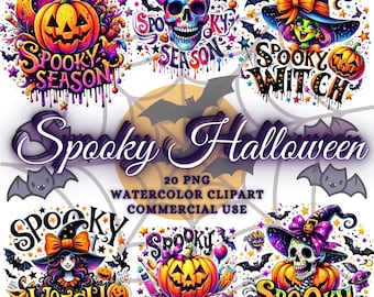 Spooky Halloween-clipartbundel, griezelig png, griezelig seizoen, griezelige heks png, griezelige sfeer, griezelige halloween-png, skelet, Jack-O-Lantern