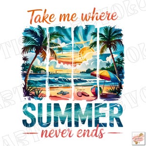 Diseño PNG de vibraciones de verano, archivos PNG de moda de verano, sublimación de escena de playa PNG, descarga digital de pinceladas populares de camisa PNG de verano