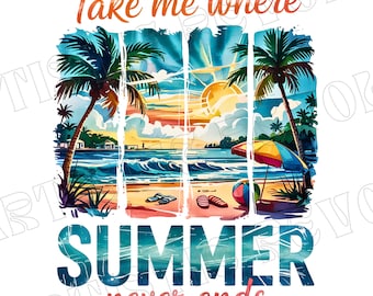 Summer Vibes PNG Design, Trendy Summer Time PNG Files Beach Scene Sublimation PNG, Shirt Png Popular Brushstroke Digital Download Summer Png