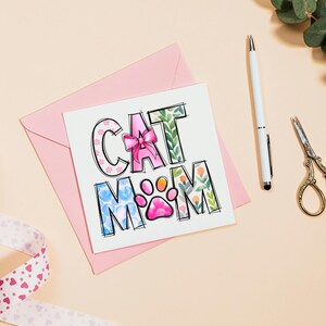 Retro Floral Cat Mom Png, Coquette Bow Cat Mom Png, Mama Mom File ...