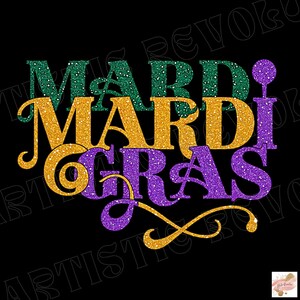 Glitter Mardi Gras PNG Download Digital Design de Caneca Mardi Gras Design de Toalha Design de Camisa Mardi Gras Design DTF Design de Sublimação Mardi Gras