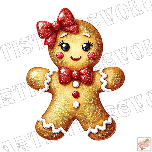 Kokietka Piernik Boże Narodzenie png Brokatowy Piernik png Boże Narodzenie png Retro Vintage png Świąteczny Piernik clipart Piernikowa Dziewczyna png