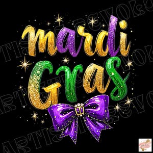 Glitter Mardi Gras Coquette Png, Mardi Gras Png, Fleur De Lis Png, Retro Mardi Gras png, Mardi Gras Sublimation, Mardi Gras Shirt Design