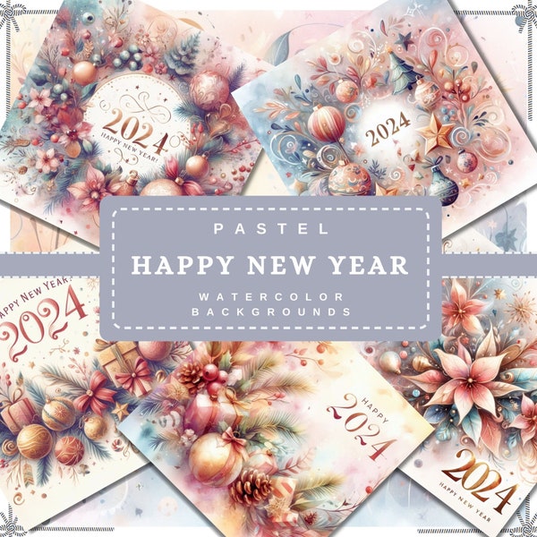 Happy New Year Backgrounds New Year background New Year's backdrops New Year clipart New Year wallpaper New Year digital papers