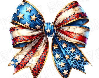 American Flag Coquette Bow PNG, 4th of July PNG, America Png, Patriotic PNG Design, Coquette 4th Of July Png, Retro 4th of July Sublimation