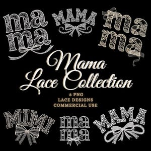 Lace Mama png, coquette mimi png, Floral Mama chinoiserie png, Mama Varsity png, Moederdag png, cadeau voor moeder, Lace Coquette Bow Mama shirt