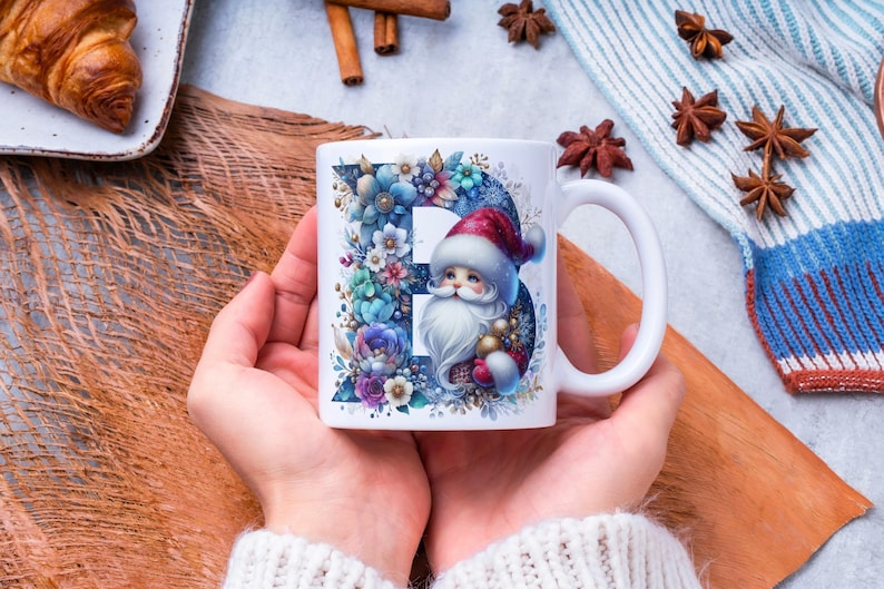 Christmas Alphabet Png Bundle, Christmas Letters Png Reindeer Santa