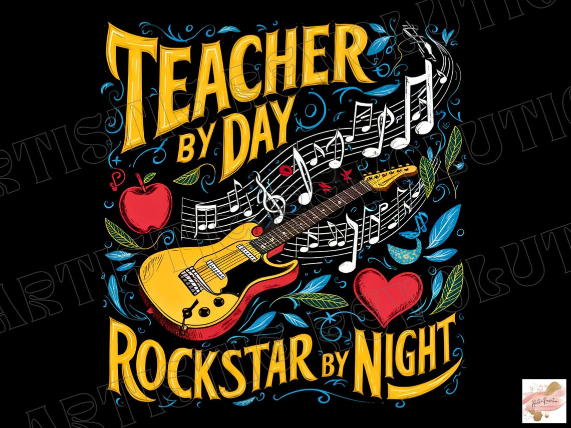 Teacher Appreciation Png, Rockstar Teacher Png, Back to School Png ...