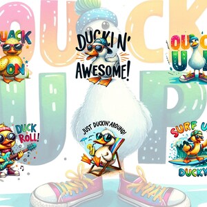 43 Funny Quotes Duck Clipart Bundle, Cute Bird Png Bundle, Watercolor Birds Clipart Png, Funny Birds Sublimation Png, Funny Quotes Bundle image 10
