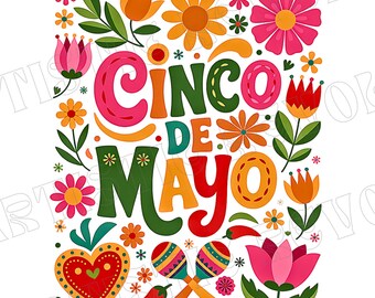 Boho Floral Cinco De Mayo Png, Cinco De Mayo Png, Mexican Png Tequila Png Margarita Sublimation Design Fiesta Png Cinco De Mayo Shirt Design
