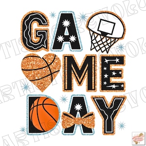 Basketbal png, basketbalwedstrijd png, basketbal mama png, sublimatie basketbalmoeder png, coquette basketball png Shirtontwerp, wedstrijddag