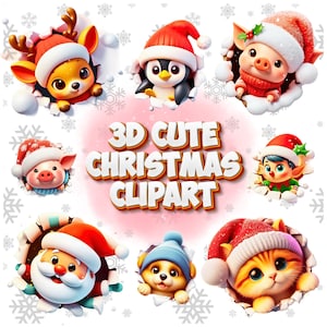 Paquete de imágenes prediseñadas de Navidad en 3D PNG Imágenes prediseñadas de Navidad en 3D PNG Imágenes prediseñadas de Navidad en 3D Imágenes prediseñadas de Navidad lindas Imágenes prediseñadas de Navidad con sublimación PNG