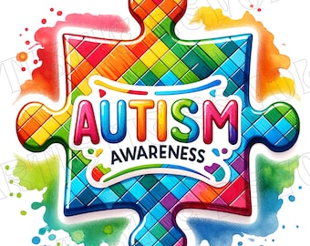Brushstroke Autism awareness Png, Autism Puzzle Png, Autism Love Png, Autism Acceptance Png, Autism Mom Png, Autism Shirt Png autism teacher