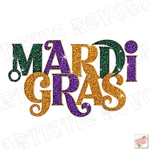 Faux Glitter Mardi Gras Sublimação PNG Mardi Gras Camisa Png Louisiana Festival Camisa New Orleans Carnival Glitter Camisa Mardi Gras Design