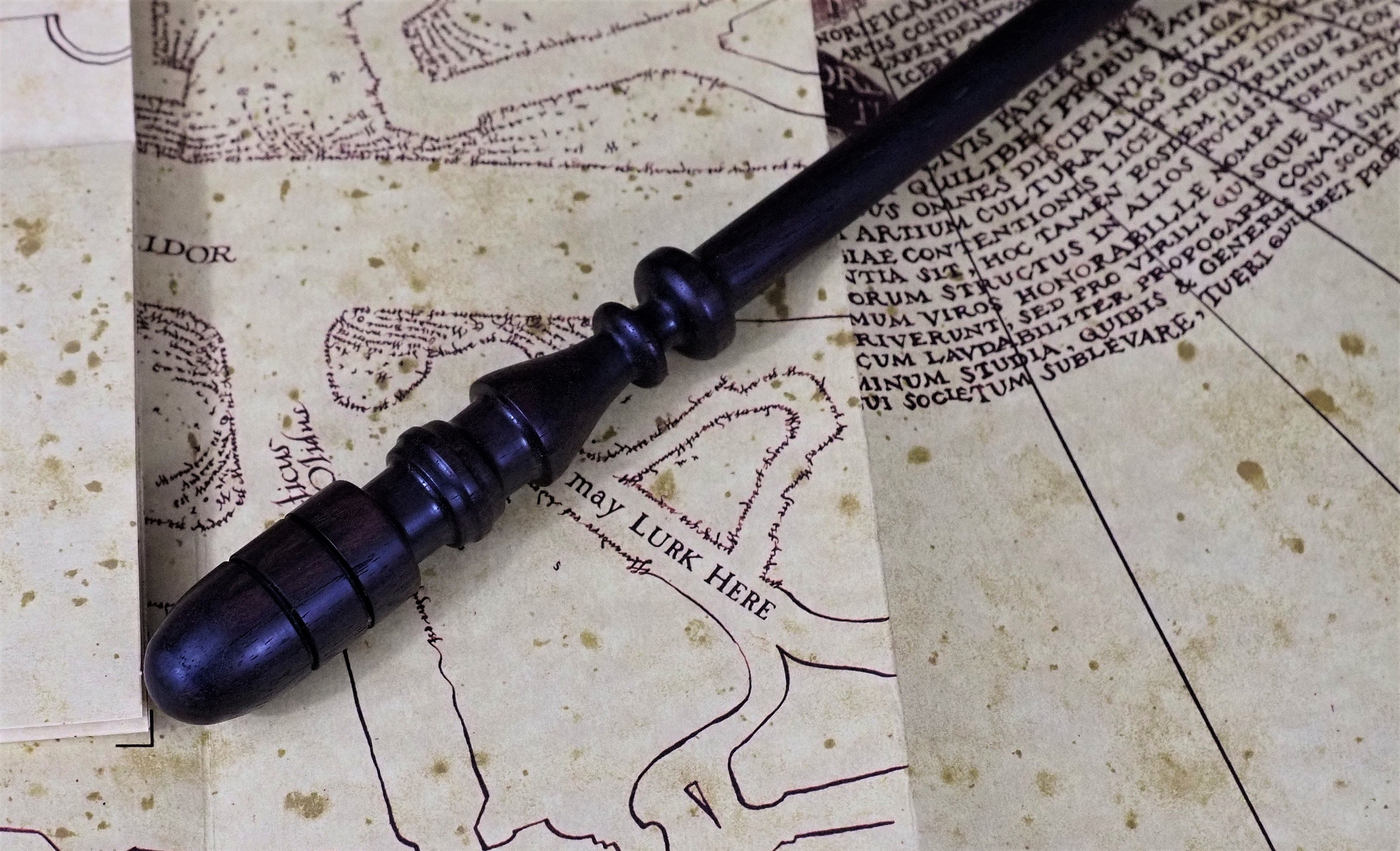 Wand, Indian Rosewood With Thunderbird Tail Feather Core Etsy