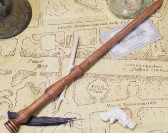 Wand, Bloodwood with Thunderbird Tail Feather Core