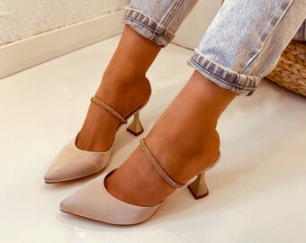 Greige Heels | Etsy India