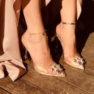 Clear special occasion best sale shoes