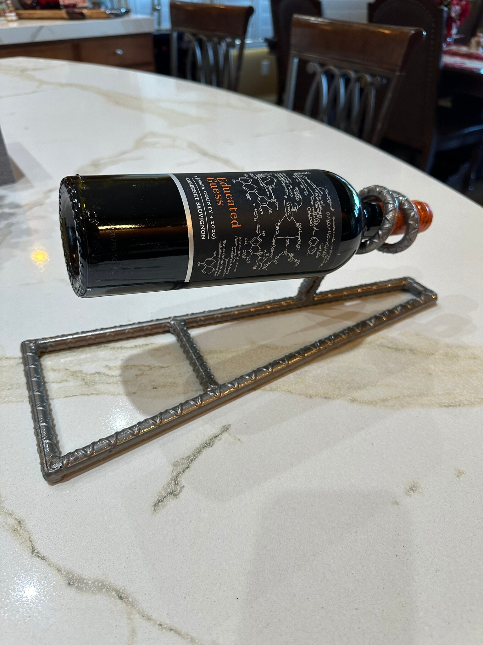 Custom Twisted Rebar Wine Rack Etsy