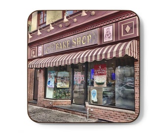 Carlos Bake Shop in Hoboken - Hardboard Back Coaster