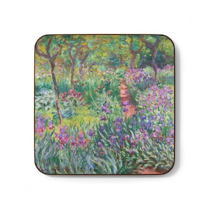 Claude Monet Garden in Giverny - Hardboard Back Coaster