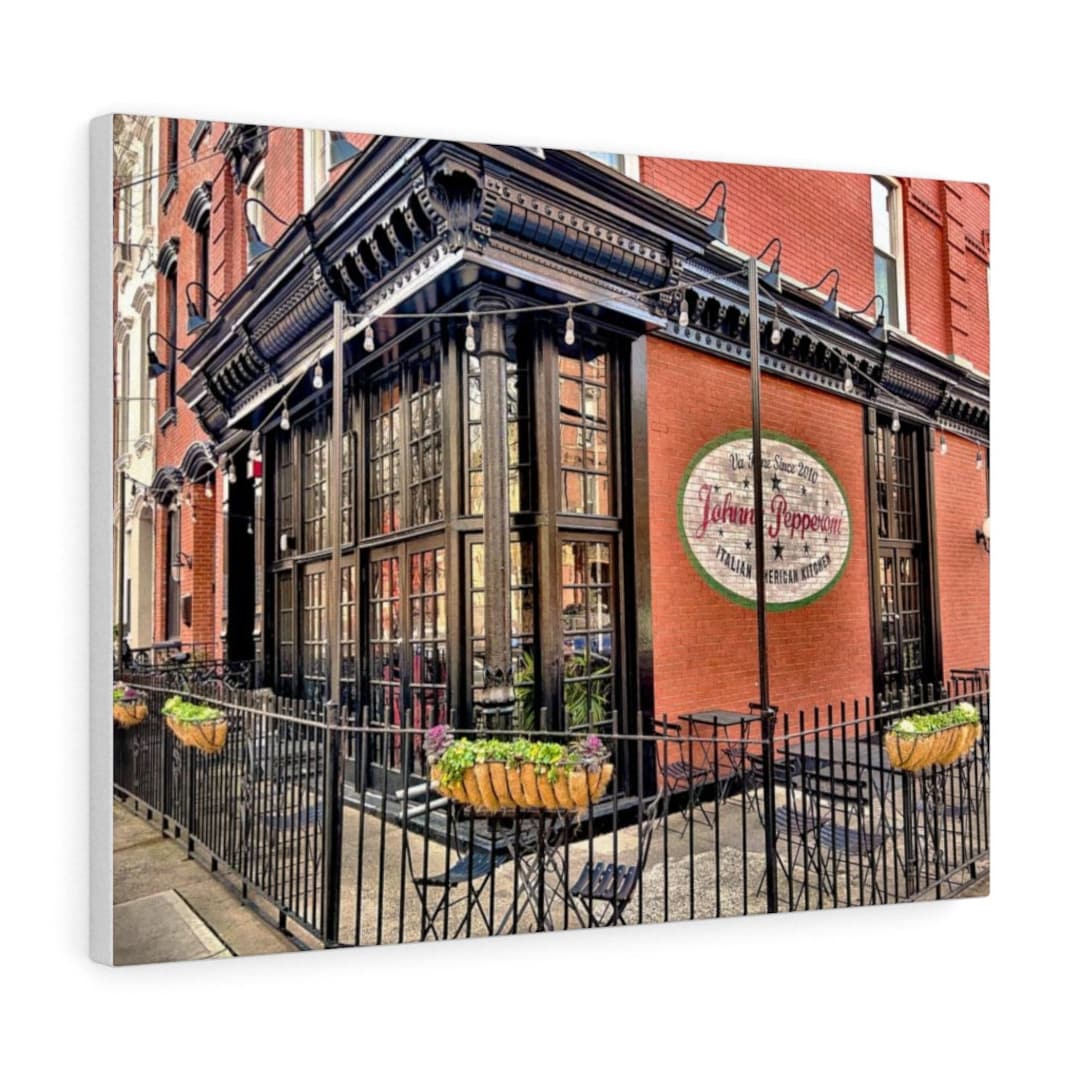 Johnny Pepperoni Hoboken Canvas Gallery Wraps Etsy
