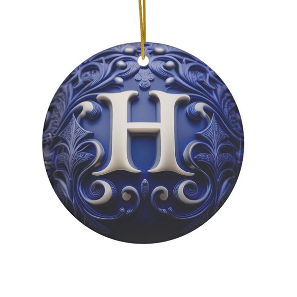 AI Redesign of PATH Train Logo in Hoboken- Ceramic Ornament, Cirxle