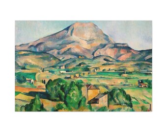 ポール・セザンヌ：「大きな松のあるサント・ヴィクトワール山」、1887
