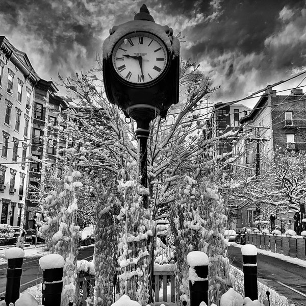 Clock at 11th and Washington Streets Hoboken NJ Digital Download