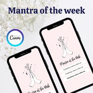Mantra der Woche Typing Reel Template
