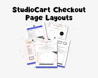 StudioCart Checkout Layouts-bundel