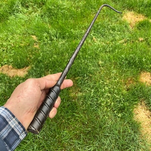 Rebar Fire Poker | Simple Fire Poker | Forged Fire Poker | Fire Tool | Gift for Him | Father&#39;s Day | Wedding Gift | Bachelor Gift | Groom&#39;s